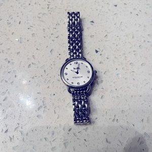 Beautiful silver COACH ladies watch
